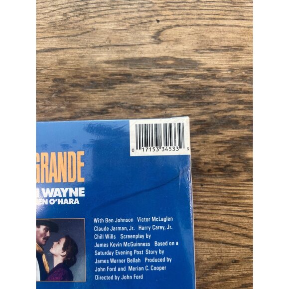 Rio Grande 1990 VHS John Wayne Maureen O'Hara Western Classic Vintage Pre-Owned - Picture 4 of 4
